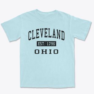 Cleveland Ohio Classic Established Premium Heavyweight T-shirt