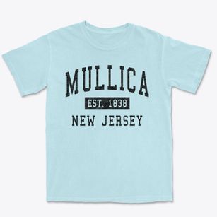 Mullica New Jersey Classic Established Premium Heavyweight T-shirt