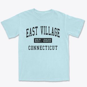 East Village Connecticut Classic Established Premium Heavyweight T-shirt