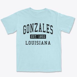 Gonzales Louisiana Classic Established Premium Heavyweight T-shirt