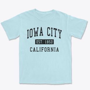 Iowa City California Classic Established Premium Heavyweight T-shirt