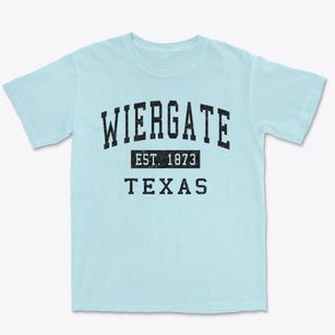 Wiergate Texas Classic Established Premium Heavyweight T-shirt