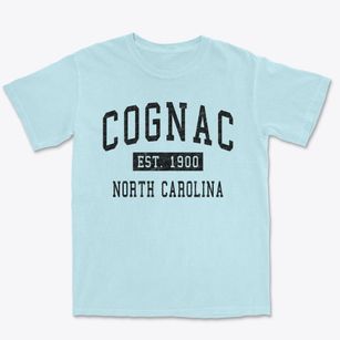 Cognac North Carolina Classic Established Premium Heavyweight T-shirt