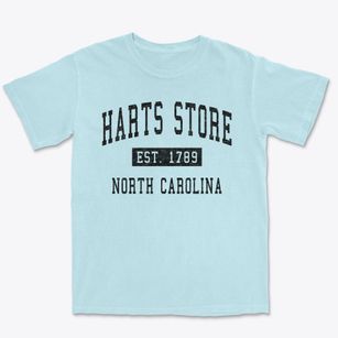 Harts Store North Carolina Classic Established Premium Heavyweight T-shirt