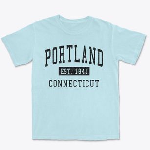 Portland Connecticut Classic Established Premium Heavyweight T-shirt