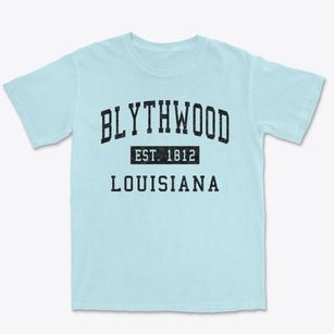 Blythwood Louisiana Classic Established Premium Heavyweight T-shirt