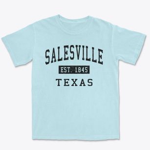 Salesville Texas Classic Established Premium Heavyweight T-shirt