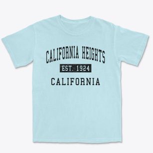 California Heights California Classic Established Premium Heavyweight T-shirt