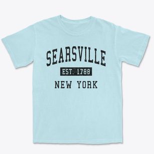 Searsville New York Classic Established Premium Heavyweight T-shirt