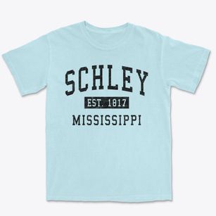 Schley Mississippi Classic Established Premium Heavyweight T-shirt