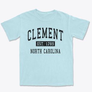 Clement North Carolina Classic Established Premium Heavyweight T-shirt