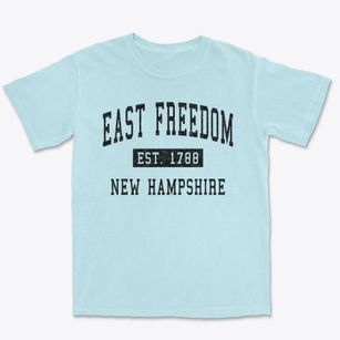 East Freedom New Hampshire Classic Established Premium Heavyweight T-shirt