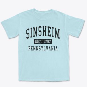 Sinsheim Pennsylvania Classic Established Premium Heavyweight T-shirt