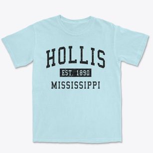 Hollis Mississippi Classic Established Premium Heavyweight T-shirt