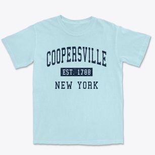Coopersville New York Classic Established Premium Heavyweight T-shirt