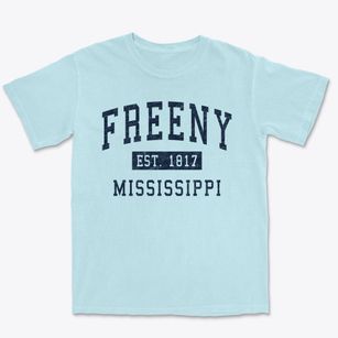 Freeny Mississippi Classic Established Premium Heavyweight T-shirt