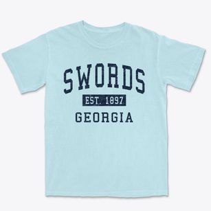 Swords Georgia Classic Established Premium Heavyweight T-shirt