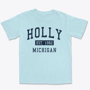 Holly Michigan Classic Established Premium Heavyweight T-shirt