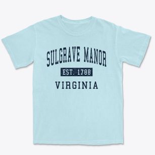 Sulgrave Manor Virginia Classic Established Premium Heavyweight T-shirt