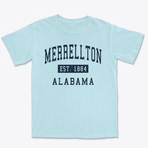 Merrellton Alabama Classic Established Premium Heavyweight T-shirt