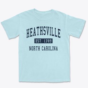 Heathsville North Carolina Classic Established Premium Heavyweight T-shirt