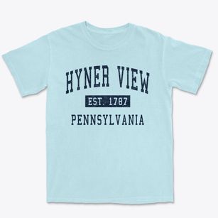 Hyner View Pennsylvania Classic Established Premium Heavyweight T-shirt