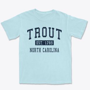 Trout North Carolina Classic Established Premium Heavyweight T-shirt