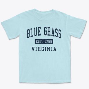 Blue Grass Virginia Classic Established Premium Heavyweight T-shirt