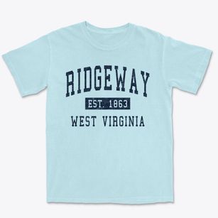 Ridgeway West Virginia Classic Established Premium Heavyweight T-shirt