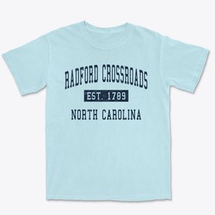 Radford Crossroads North Carolina Classic Established Premium Heavyweight T-shirt