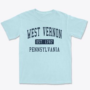 West Vernon Pennsylvania Classic Established Premium Heavyweight T-shirt