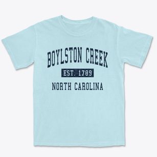 Boylston Creek North Carolina Classic Established Premium Heavyweight T-shirt