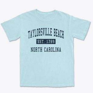 Taylorsville Beach North Carolina Classic Established Premium Heavyweight T-shirt