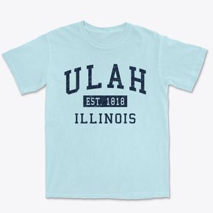 Ulah Illinois Classic Established Premium Heavyweight T-shirt