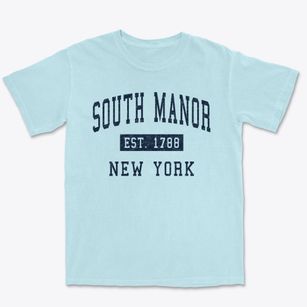 South Manor New York Classic Established Premium Heavyweight T-shirt