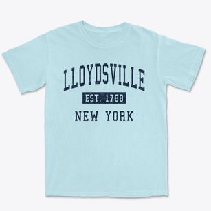 Lloydsville New York Classic Established Premium Heavyweight T-shirt