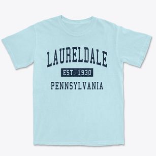 Laureldale Pennsylvania Classic Established Premium Heavyweight T-shirt