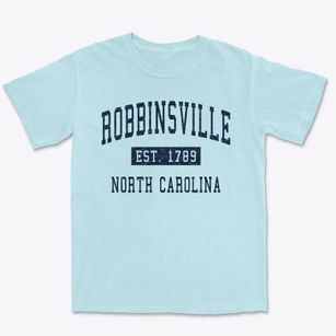 Robbinsville North Carolina Classic Established Premium Heavyweight T-shirt