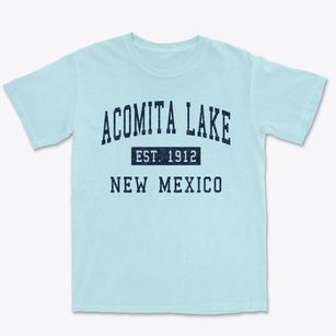 Acomita Lake New Mexico Classic Established Premium Heavyweight T-shirt