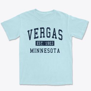 Vergas Minnesota Classic Established Premium Heavyweight T-shirt