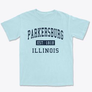 Parkersburg Illinois Classic Established Premium Heavyweight T-shirt