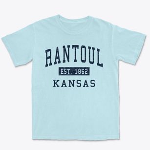 Rantoul Kansas Classic Established Premium Heavyweight T-shirt