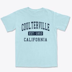 Coulterville California Classic Established Premium Heavyweight T-shirt
