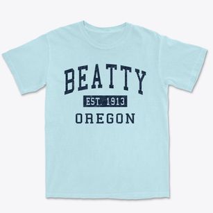 Beatty Oregon Classic Established Premium Heavyweight T-shirt