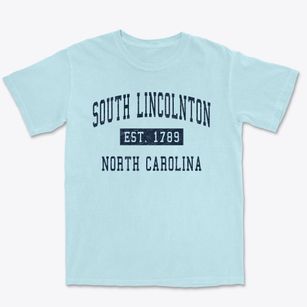 South Lincolnton North Carolina Classic Established Premium Heavyweight T-shirt