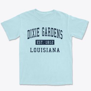 Dixie Gardens Louisiana Classic Established Premium Heavyweight T-shirt