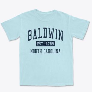 Baldwin North Carolina Classic Established Premium Heavyweight T-shirt