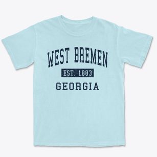 West Bremen Georgia Classic Established Premium Heavyweight T-shirt