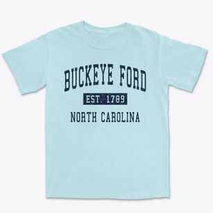 Buckeye Ford North Carolina Classic Established Premium Heavyweight T-shirt