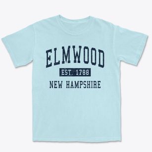 Elmwood New Hampshire Classic Established Premium Heavyweight T-shirt